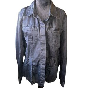 Old Navy cargo/moto jacket pockets hidden buttons, size XXL excellent condition